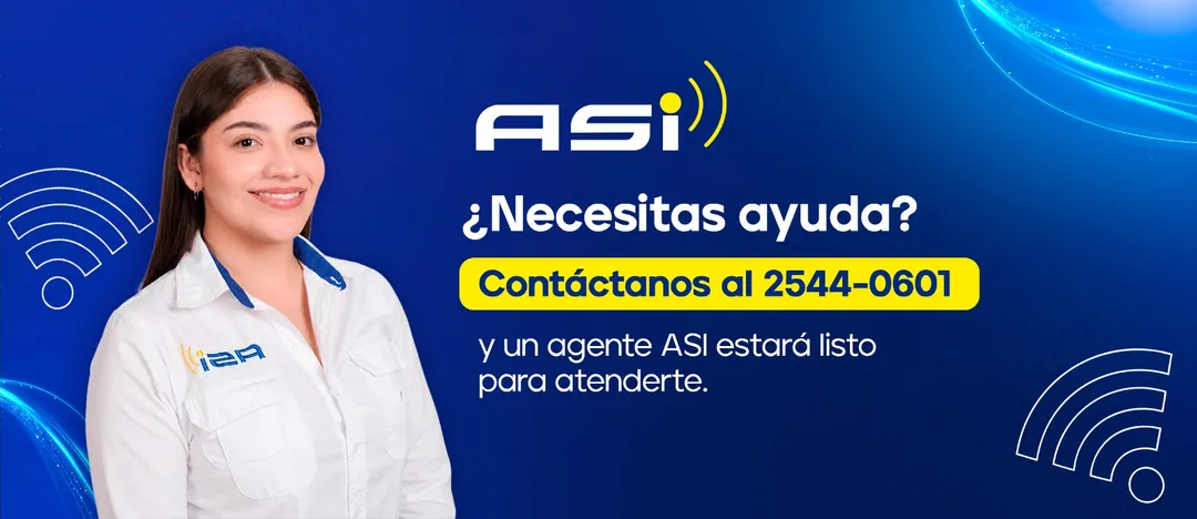 ¿Necesitas ayuda? Llamar al 2544-0601 y un agente ASI estará listo para atenderte.